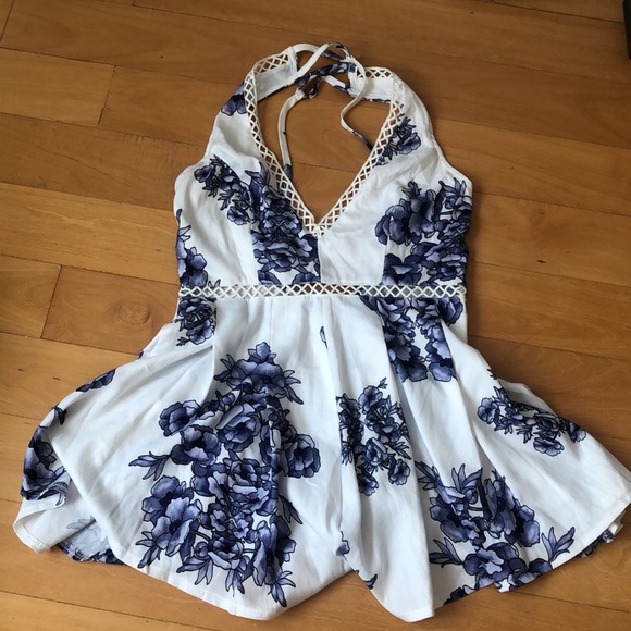 NWOT LF floral romper medium $200 - Picture 2 of 5